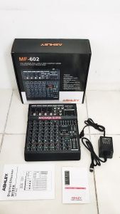 MIXER ASHLEY MF602 ORIGINAL/ MIXER AUDIO ASHLEY MF 602 ORIGINAL / MIXER 4 CHANNEL ASHLEY MF-602 ORIGINAL