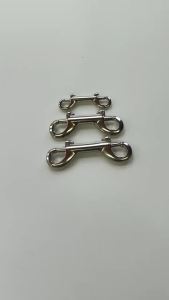 EELHOE | Dual Head Marine Diving D Ring Snap Hooks With Swivel Bolt Snap Hook Clip 316 Stainless Steel Oval Swivel Spring Snap Hook