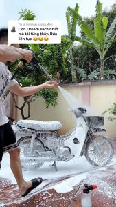 Bộ béc phun cao áp 1/4 Và Khớp Nối Nhanh Cho Súng Rửa Xe Bằng Đồng Vòi Phun Cây Dài Máy Rửa Áp Lực Cao