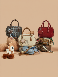 Josiny | Collaboration Unique Vintage Bowling Bag For Women
