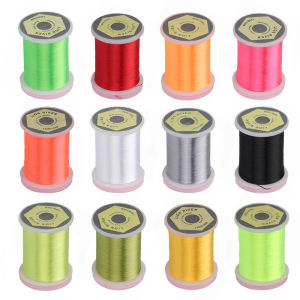 110 Yards 140D High Light Tying Twisted Threads Strong Binding Line for Dry Wet Flies Nymphs Streamers Fly Tying Material