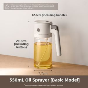 LANJIAOLUO | Two-in-one Anti-drip Oil Sprayer Dispenser Bottle