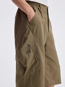 BODYDREAM | Loose Wide Leg Seven-eighths Functional Cargo Work Shorts for Men