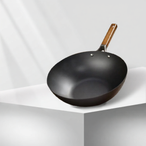 Nitrided Traditional Thickened Cast Iron No Smoke Nonstick Wok