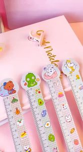 BabyShop-A91 Penggaris Plastik 15cm Anak Pelajar Karakter Lucu Alat Tulis Sekolah / Plastic Ruler