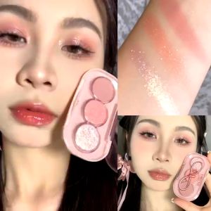 PINKFLASH 3 Shades Eyeshadow Palette Giltter High Pigment Easy To Blend Lasting