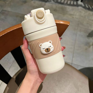 Portable Mini Stainless Steel Insulated Water Cup for Women Coffee Cup with Straw Travel Cup Small Size Easy to Carry