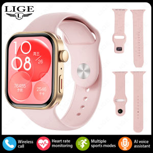 LIGE | LIGE New Heart Rate Health Smartwatch Men Women 2.01" Bluetooth Call Music Smart Watches Ladies Sports Fitnesss Smart Watch Gift
