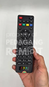 Remot Remote STB Parabola Tanaka Sniper DVB-T2 Ori / Remote Set Top Box Receiver Tanaka Jurassic T2 Original