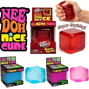 New NeeDoh Nice Cube Desk Sensory Fidget Cube Anti-Anxiety Stress Reliever Focus Squeeze Toy for Adults Kids