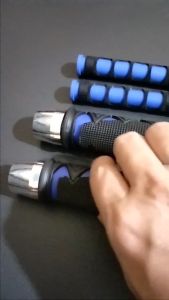 paket hemat 3in1 Handgrip motor shark / grip motor / handfat shark + karet handle rem + jalu stang chrome bisa semua motor