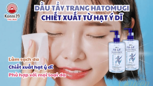 DẦU TẨY TRANG HATOMUGI CHIẾT XUẤT TỪ HẠT Ý DĨ (CHAI 500ML) - HÀNG NỘI ĐỊA NHẬT