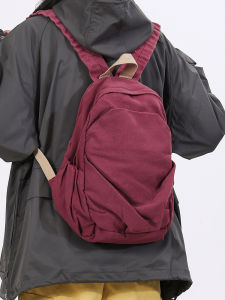 Womens Canvas Backpack New Arrival K-style Easiest for Match College Students Bag Minimalist Niche Design Travel Backpack