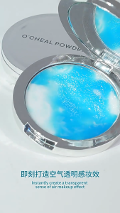 OCHEAL Matte Face Powder Oil-control 24 Hours  Long Lasting Waterproof  Face Makeup Cosmetic Setting Compact Powder With Mirror