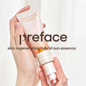 PREFACE Skin Regenerating Hybrid Sun Essence 50ml | SPF50+ PA++++ | 60% Essence | Hybrid Sunscreen