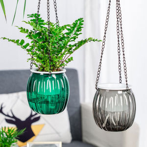 Hydroponic Flowerpot Hanging Soil Culture Vase Self Watering Planter Thickened Plastic Flower Pot Nordic Style Plant Basin