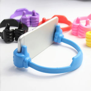 Thumbs Up โทรศัพท์มือถือ Stand Holder โต๊ะขี้เกียจ Universal แท็บเล็ตยืดหยุ่นสมาร์ทโฟน Stand Holder สําหรับ iPhone Samsung Xiaomi Huawei