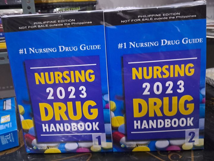 Nursing Drug Handbook 2023 Volume 1 and 2 Colored | Lazada PH