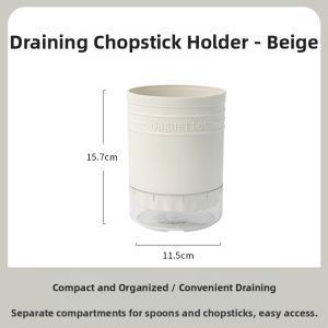 CAROTE | Drainage Double Layer Spoon and Chopstick Organizer