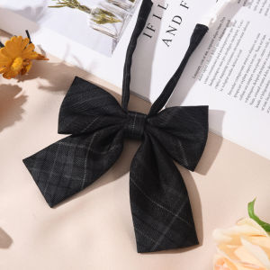 Wine Red Non-Tie Bow Tie Accessory for Girls
