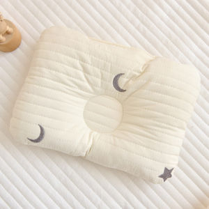 Gối Trẻ Em Thoáng Khí Thấm Mồ Hôi Hình Đầu Tròn Định Hình Cho Trẻ Sơ Sinh Từ 0-6 Tháng Tuổi Đến 1 Tuổi Gối Trẻ Em JIFANPAUL