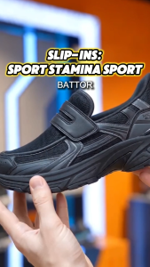 Skechers Men Slip-Ins Sport Stamina Sport Battor Casual Shoes - 233159-BBK Air-Cooled Memory Foam Kasut Sneaker Lelaki SALE