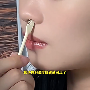 2 IN 1 Nose Hair Trimmer Shaving Ear Clening Head Tool Manual Painless Washable Nasal Cut Gunting Bulu Hidung Pemangkas Bulu Hidung Elektrik