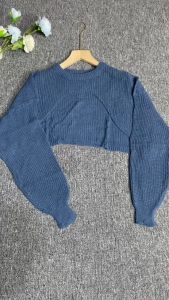 Toply shop COD cardigan rajut crop top  / cardigan wanita korea style  / outer crop