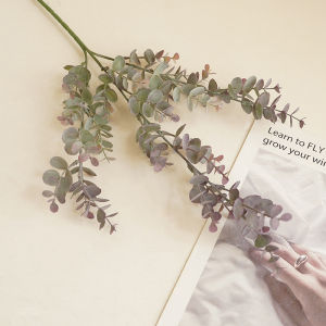 26inch Long Branch Eucalyptus Tree Artificial Plants Money Leaf Home Wedding Decoration Arrangement Photography Props