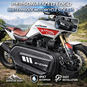For Moto Morini X-Cape 650 650X 2023 2022 XCape Motorcycle Side Bag Personalized Logo Waterproof Hard Shell Saddlebag