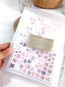 80/240 Slots Nail Stickers Storage Book Large Capacity Exhibition Photo Album Card Package Button Type Manicure Sticker Notebook