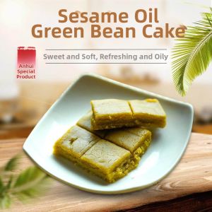 WENXIANGZAN | Traditional Handmade Mung Bean Cake with Sesame Oil and Osmanthus