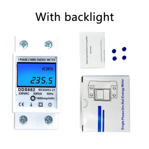 Meteran Listrik Digital Din Rail kWh Meter Single-Phase 220 V / meteran listrik 900 watt token subsidi / meteran listrik kwh digital pln rumah lama / alat pengukur voltase listrik digital / kwh meter digital listrik / kwh meteran listrik