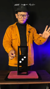 Dice Through Steel Plate - Alat Sulap Dadu Menembus Plat Baja Dice Penetration - Uzop Magicshop