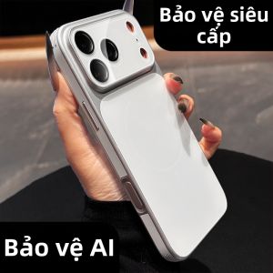 DAIMANG | Ốp điện thoại di động Apple 17pro áp dụng tích hợp nút camera mới iphone18promax trắng khổng lồ thích hợp 16p nguyên bản đơn giản 15 hấp thụ da từ tính 14 13