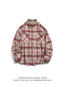 WUKONGYOUHUO | Vintage Loose Couple Long Sleeve Shirt