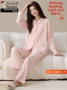 TUCANO | Elder-friendly Thermal Soft Breathable Long Sleeve & Pant Pajamas For Winter