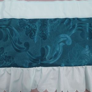 Valance Curtain / Short Kitchen Curtain / Short Curtain (72 inches x 16 inches)