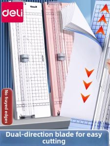 deli | Mini Paper Cutter Two-way Blade