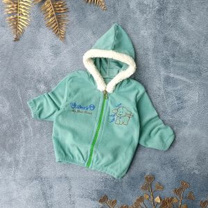 Jaket bayi bulu emen 0-12 bulan / jaket bayi lembut / mantel bayi murah