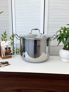 Nồi CHOCKMEN sâu lòng 14182830cm nồi thành cao CHOCKMEN nồi inox CHOCKMEN nồi inox 3 lớp