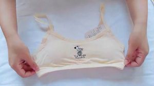 Lakoe 8-16yrs Girls Bra Studentsport Vest Teenage Tube Top Breathable Detachable Kids Underwear Baby Bra