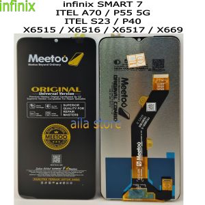 LCD INFINIX SMART 7/ITEL A70/P55 5G/P40/S23 ORIGINAL MEETOO FULLSET