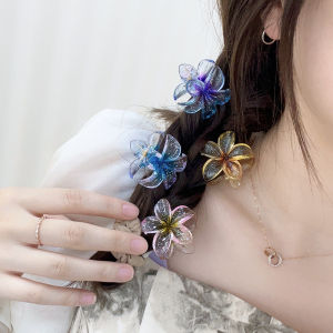 คำหนดสำหรับความสะดวก: "ผู้หญิงกิ๊ฟหนีบผมคลิปผมดอกไม้ดอกลั่นทมอะคริลิคคลิปผมดอกไม้อุปกรณ์เสริมกิ๊ฟติดผม