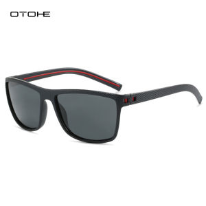 OTOHE Fashion Men’s Sunglasses Classic Sunglasses Square Sunglasses UV400 Polarized Sunglasses Eyewear Ultra Light Elastic Leg Anti Glare Glasses Outdoor Sports Driving Sunglasses