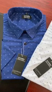 Áo sơ mi nam ngắn tay chấm bi DVMEN cao cấp vải Bamboo Thoáng Khí Chống Nhăn Form Slim Phong Cách Lịch Lãm Mặc đi làm