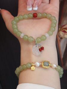 Luxurious Handcrafted Turquoise Bracelet Versatile New Chinese Design High-End Feeling Fashionable Jewelry for Women