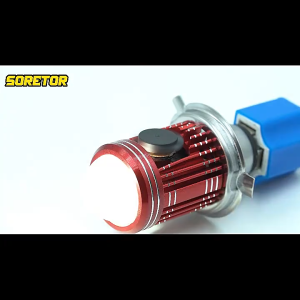 Motorcycle Headlight Bulb Motor Spotlights 8000LM H4/H6 AC/DC 12V-80V LED White Yellow Hi Lo Lamp