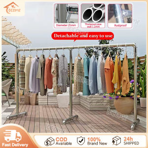 130-300CM Heavy Duty Foldable Sampayan Double Pole Rustproof Steel Foldable Clothes Drying Rack Indoor Outdoor Sampayan