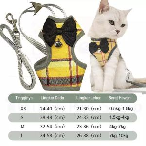 ROMPI HARNESS UNTUK KUCING + ANJING [[ UKURAN M/SEDANG ]]